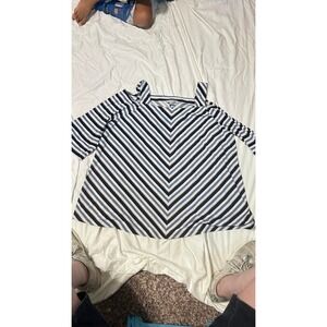 Top with shoulder cutouts